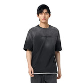"YOU ARE WHAT" Letter Printed Oversized T-Shirt